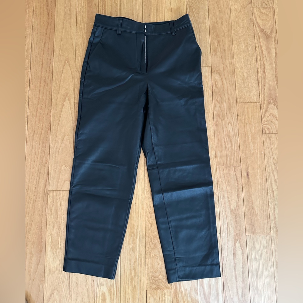 Babaton Black Leather Pants